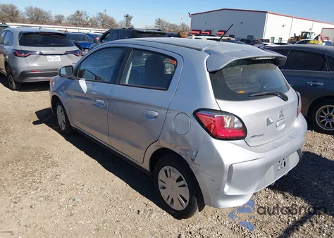2024 Mitsubishi Mirage Es/Le из США, поврежденный, VIN ML32AUHJ3RH032209